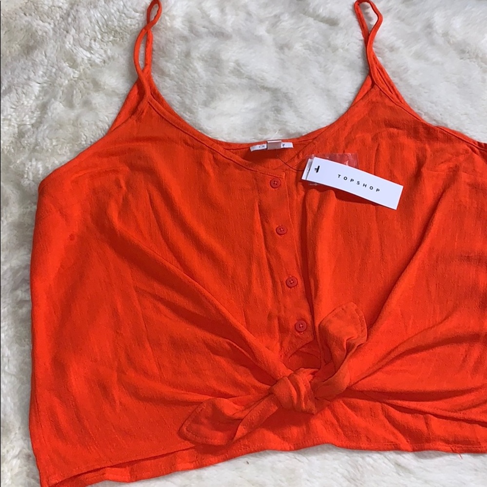 TOPSHOP Polly tie front camisole!